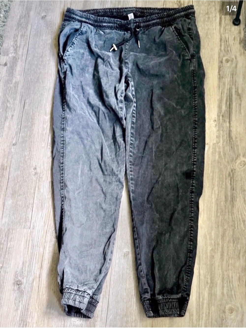 Zara two-tone acid-wash joggers size medium
